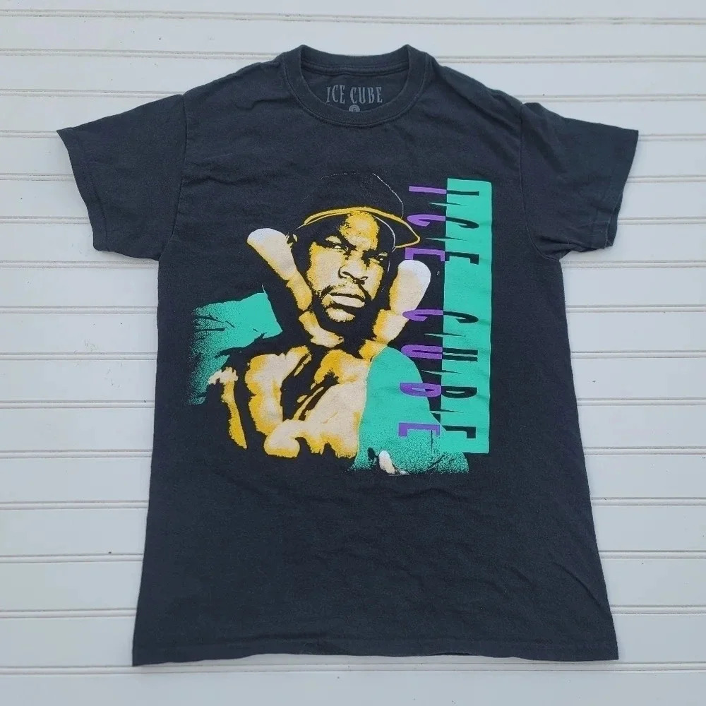 Ice Cube T Shirt 'Peace' Small O'Shea Jackson Men's Black 100% Cotton Sz S